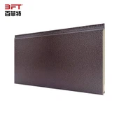 金属ファサードサーマルパネル装飾石膏ダークブラウン